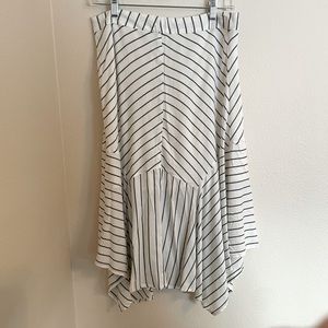 Stripe Handkerchief Skirt